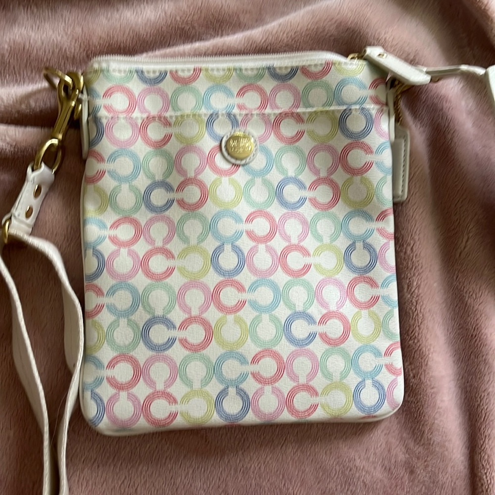 Coach shoulder bag and wallet set